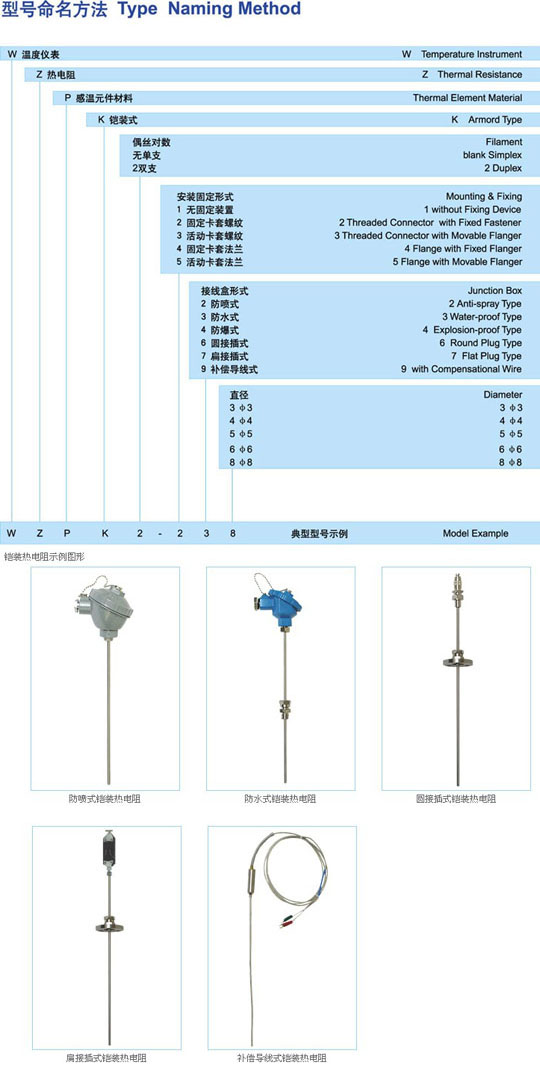 鎧裝熱電阻